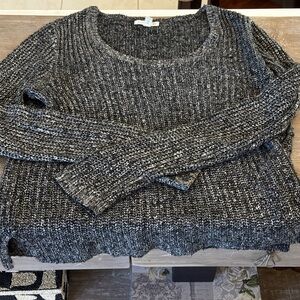 Eileen Fisher Linen Blend Open Knit Sweater in size medium